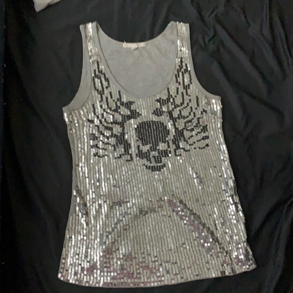 Sequin tank top